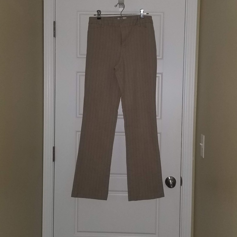Pinstripe Stretch Jeans